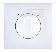 Set ELEGANT - insert switch for a louver controller, rotary (with locking), (classic)